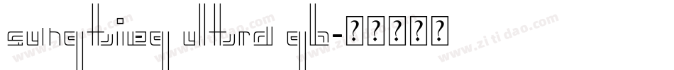 sungtieg ultra gb字体转换